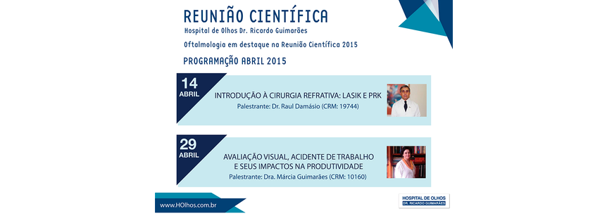 Imagem do evento Reunião Científica – Abril