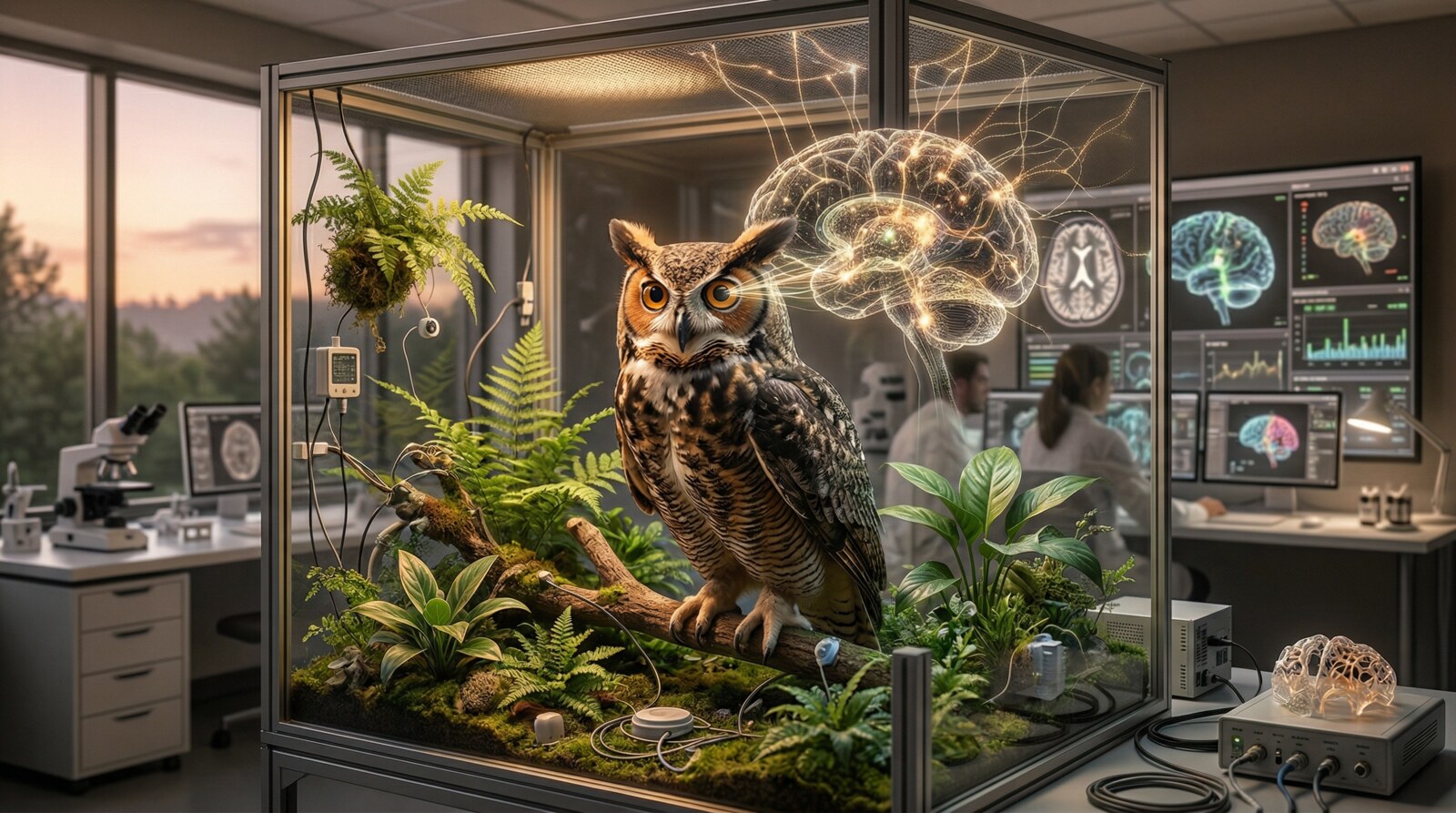 Imagem do projeto De olho na coruja: uma proposta original e estratégica para o estudo da neurodinâmica da percepção visual